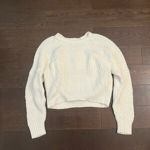 Abercrombie & Fitch White Sweater
